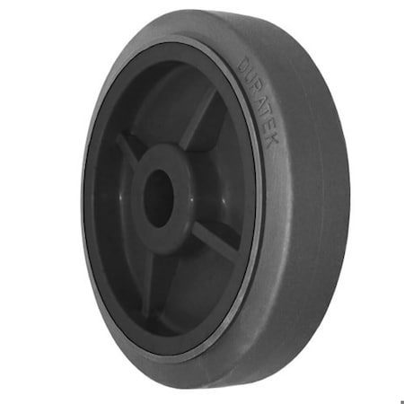 Durastar Wheel, 8X2 Duratek Rubber, Thermoplastic Rubber, Polyolefin Gray ,  820PPR84H-EC